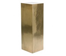 Золотая зеркальная колонна 120 см